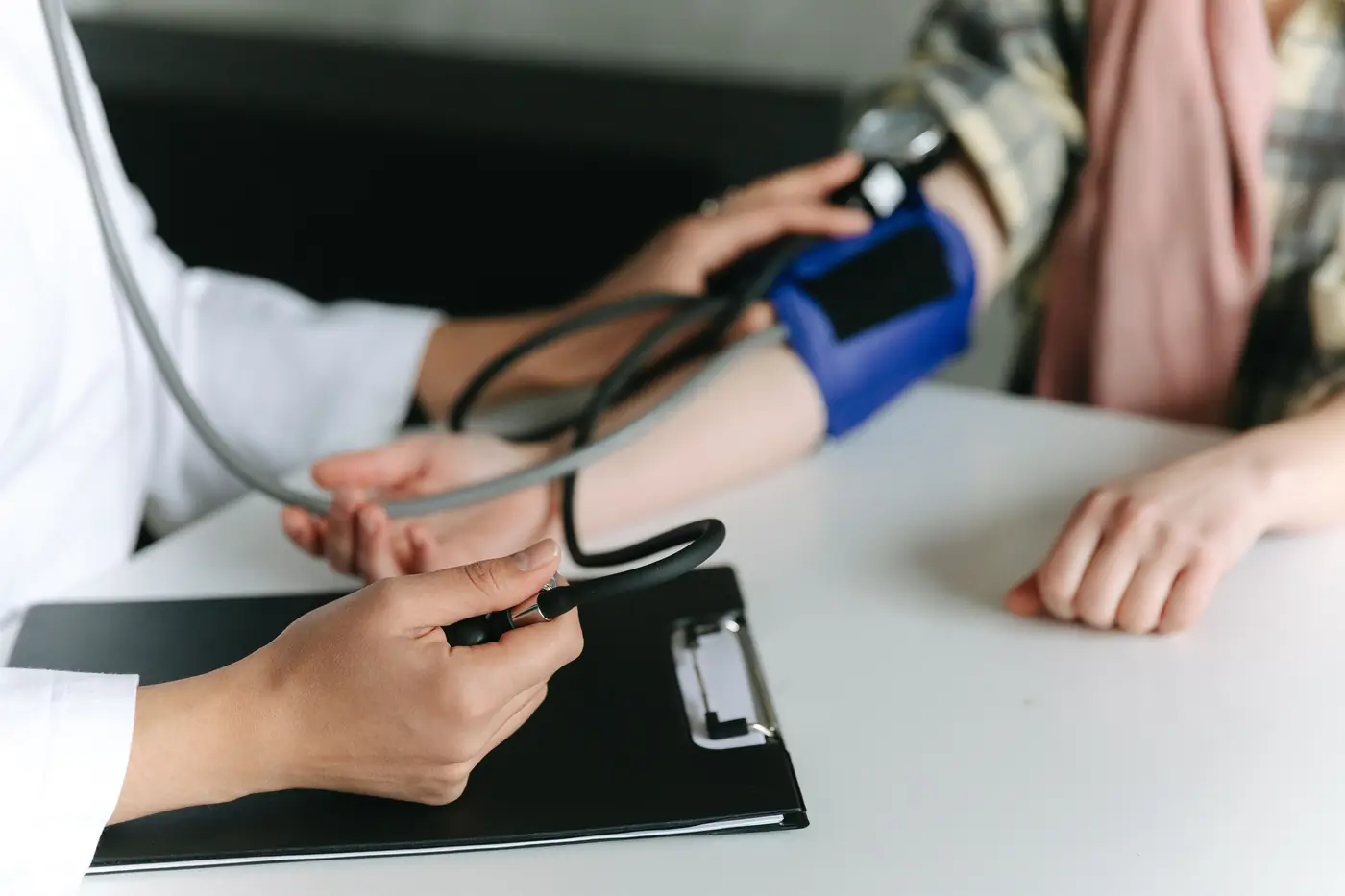 Patient arriving for a prepared consultation